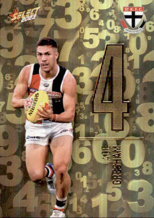 Jade Gresham, Numbers, 2023 Select AFL Footy Stars