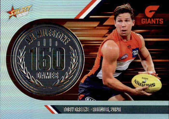 Toby Greene, 150 Games Milestone, 2021 Select AFL Footy Stars