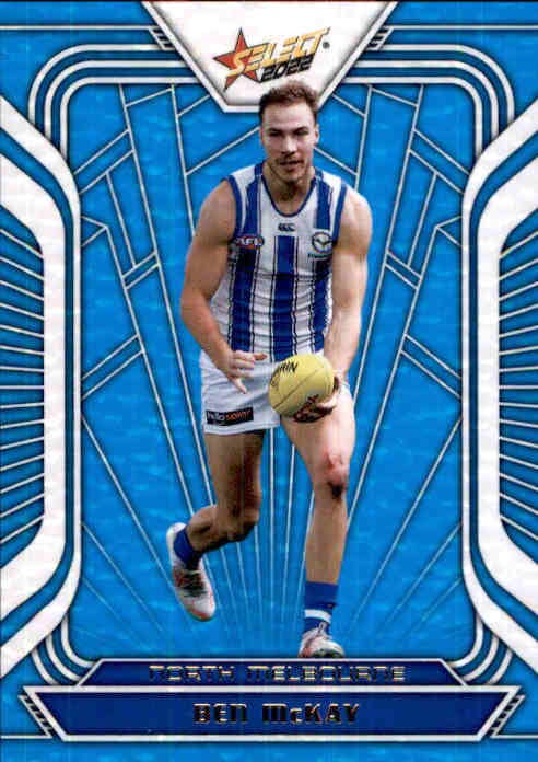 Ben McKay, Fractured Arctic Blue, 2022 Select AFL Footy Stars