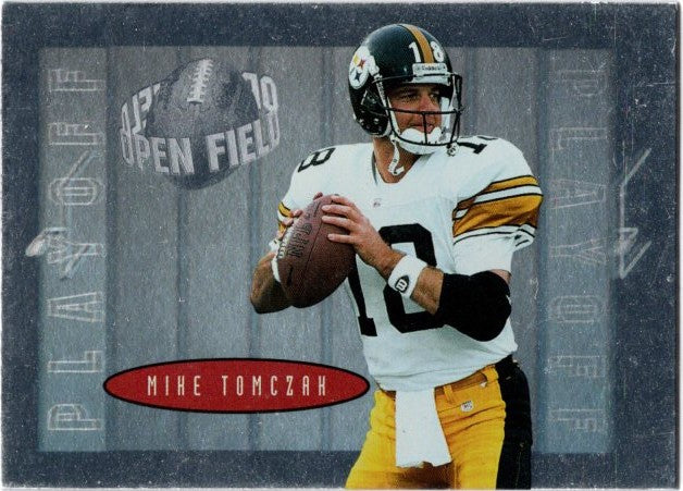 Mike Tomczak, #98, Open Field, 1996 Playoff Contenders Football NFL
