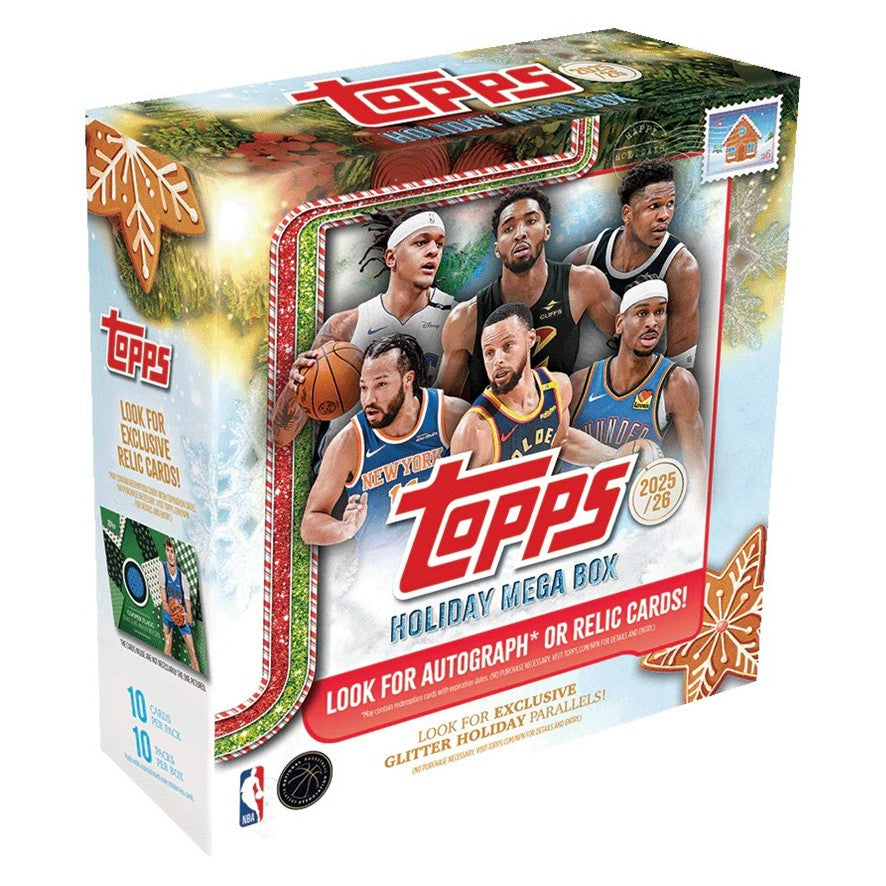 2025-26 Topps Holiday Basketball NBA Mega Box