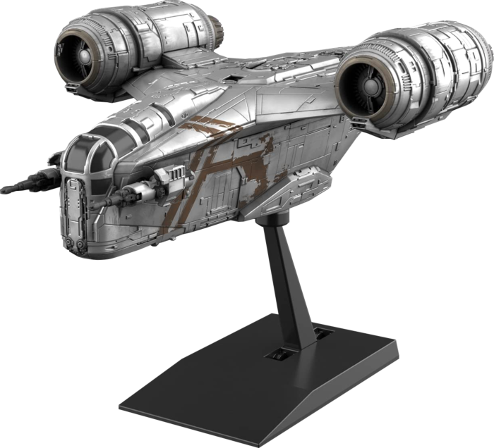 Bandai Star Wars The Mandalorian Vehicle Model EX018 Razor Crest (Silver Coating Ver.) Model Kit