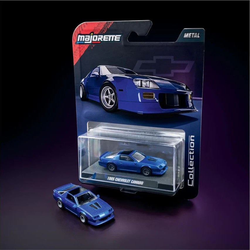 1985 Chevrolet Camaro - Dark Blue - Majorette: Collection Deluxe, 1:64 Scale Diecast Car