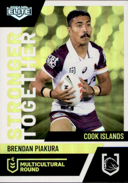 Brendan Piakura, Stronger Together, 2024 TLA Elite NRL Rugby League