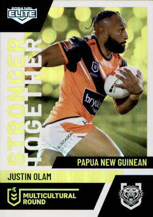 Justin Olam, Stronger Together, 2024 TLA Elite NRL Rugby League