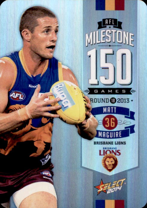 Matt Maguire, 150 Game Milestone, 2014 Select AFL Champions