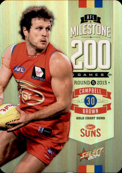 Campbell Brown, 200 Game Milestone, 2014 Select AFL Champions