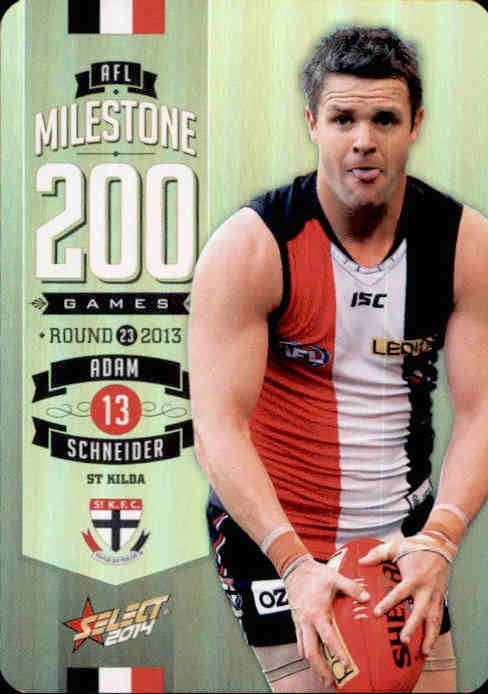 Adam Schneider, 200 Game Milestone, 2014 Select AFL Champions