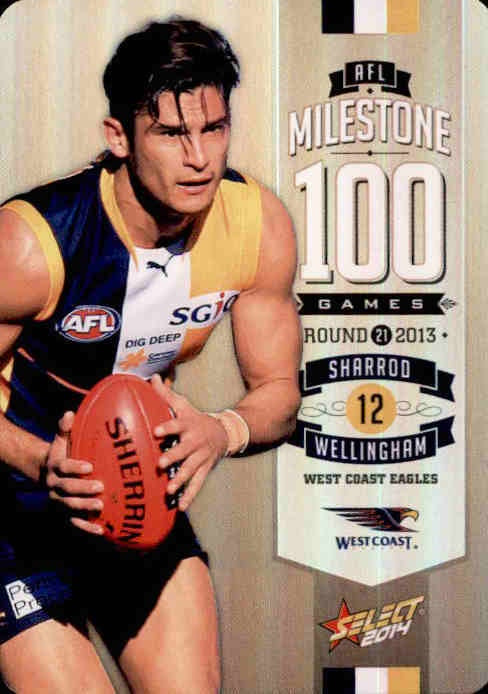 Sharrod Wellingham, 100 Game Milestone, 2014 Select AFL Champions