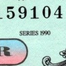 Disney Dollars - Currency with Character - 1990 Series
