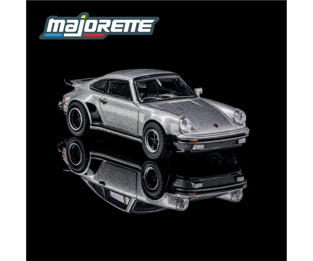 1975 Porsche 930 Turbo, Silver - Majorette: Collection Deluxe, 1:64 Scale Diecast Car