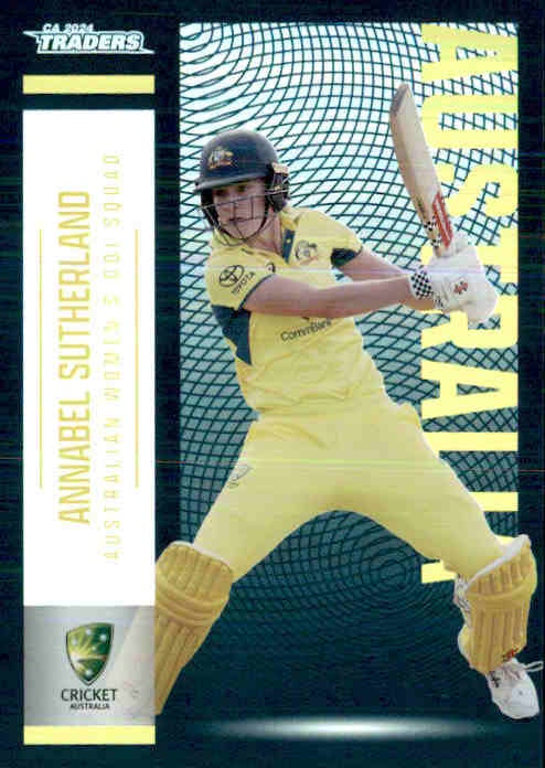 Annabel Sutherland, P045, Parallel, 2024-25 TLA CA Cricket Traders