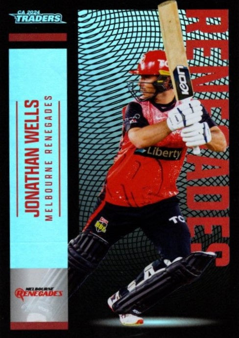 Jonathan Wells, P097, Parallel, 2024-25 TLA CA Cricket Traders