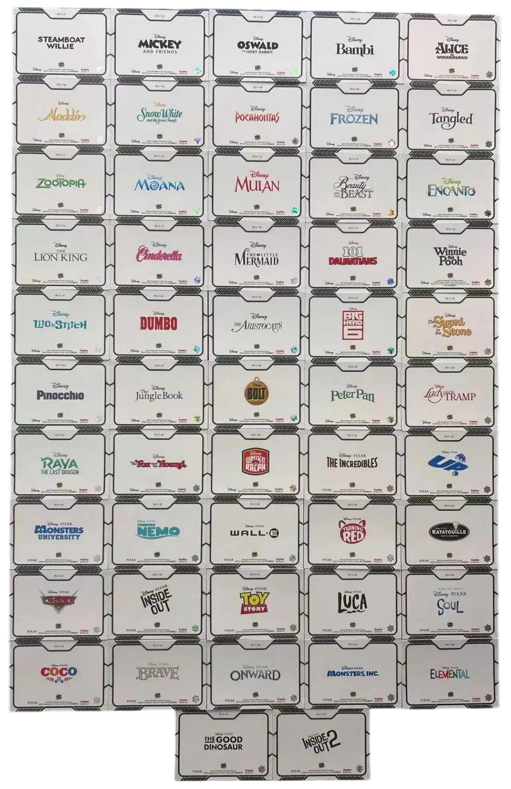 2025 Kakawow Phantom Disney Trading Cards Set