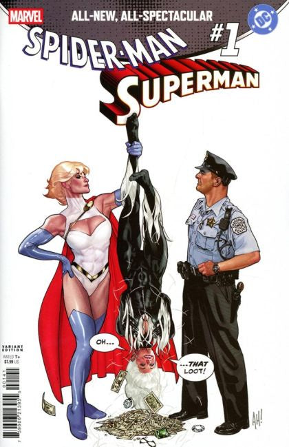 Marvel / DC: Spider-Man / Superman #1 Adam Hughes Variant Comic