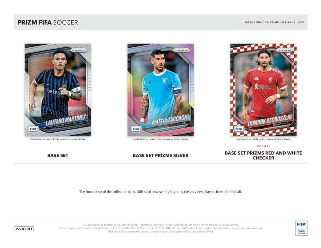 2025-26 Panini Prizm FIFA Soccer Blaster Box