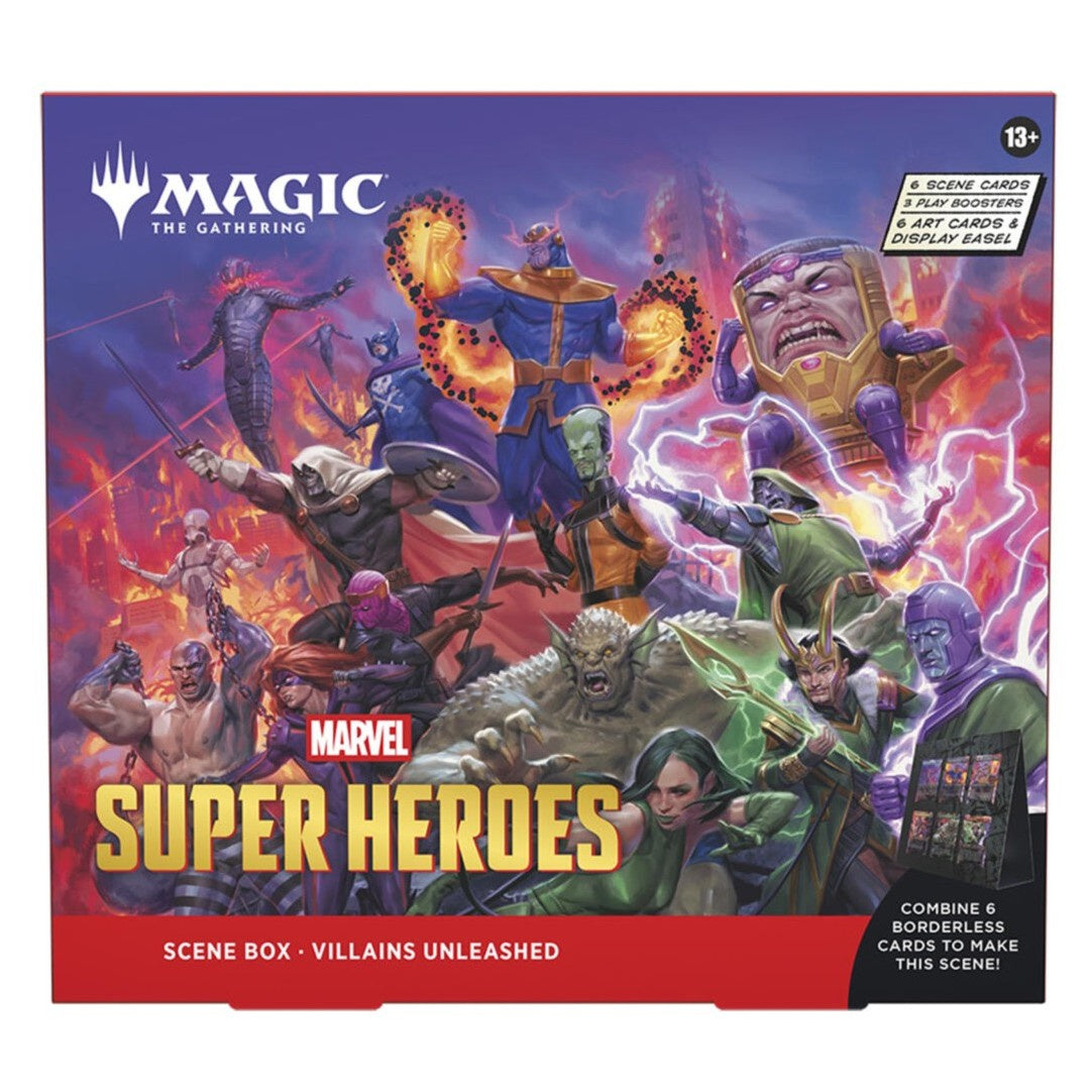 Villians Unleashed - Magic the Gathering Marvel Super Heroes Scene Box