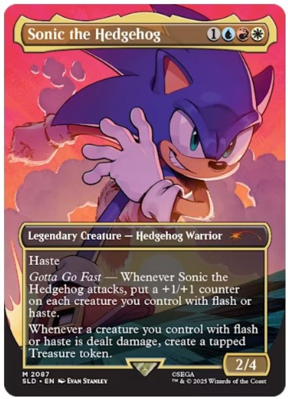 Magic the Gathering Secret Lair x Sonic the Hedgehog Friends and Foes (Non-Foil)