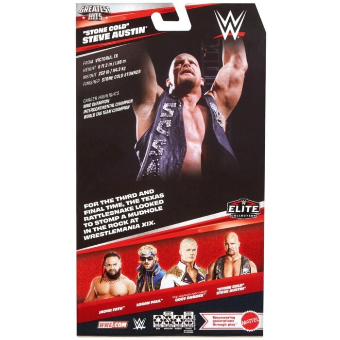Stone Cold Steve Austin - WWE Elite Collection Greatest Hits Action Figure