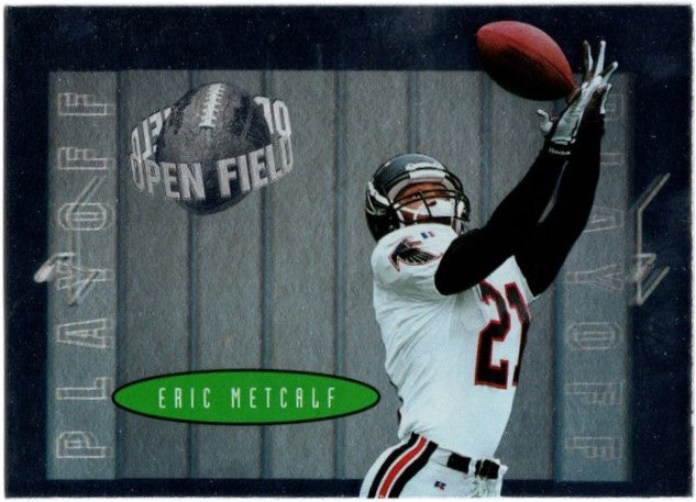 Eric Metcalf, #50, Open Field, 1996 Playoff Contenders Football NFL
