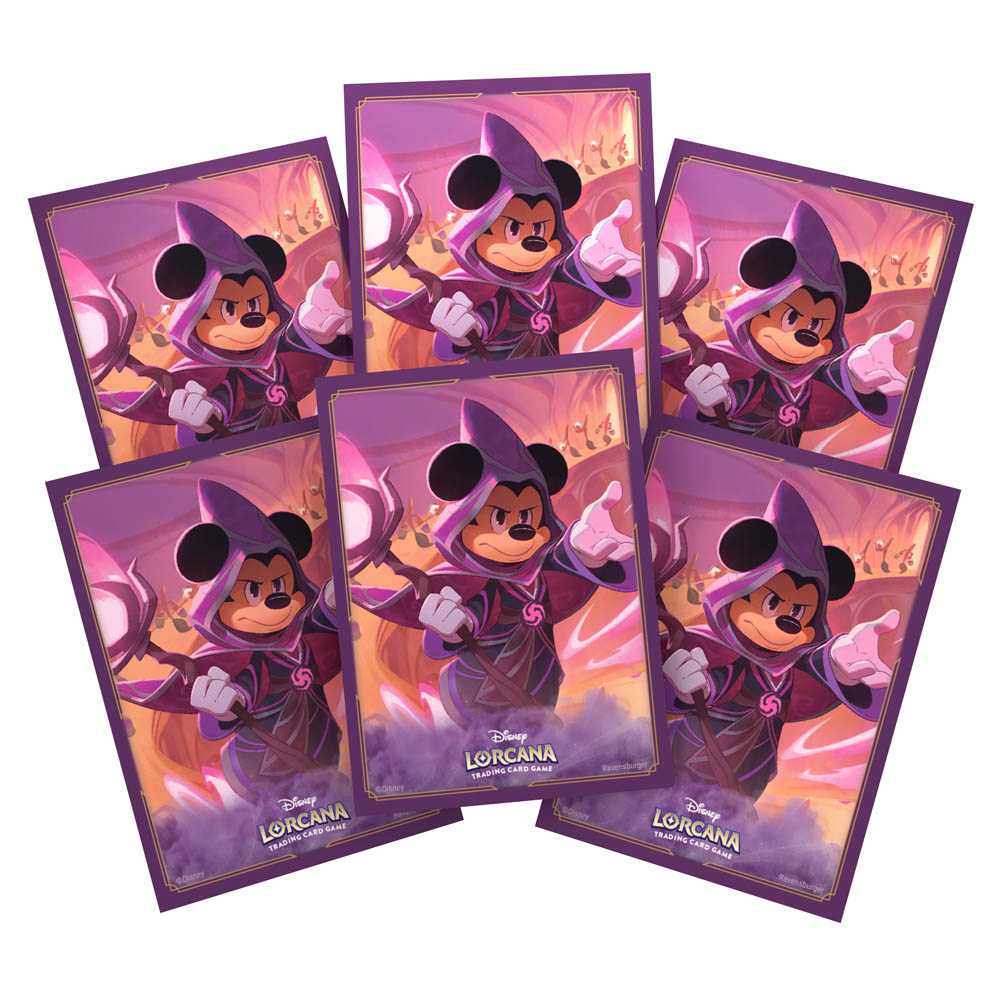 Disney Lorcana - TCG - Reign of Jafar Mickey Mouse Wayward Sorcerer Card Sleeves
