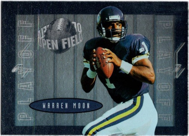 Warren Moon, #56, Open Field, 1996 Playoff Contenders Football NFL