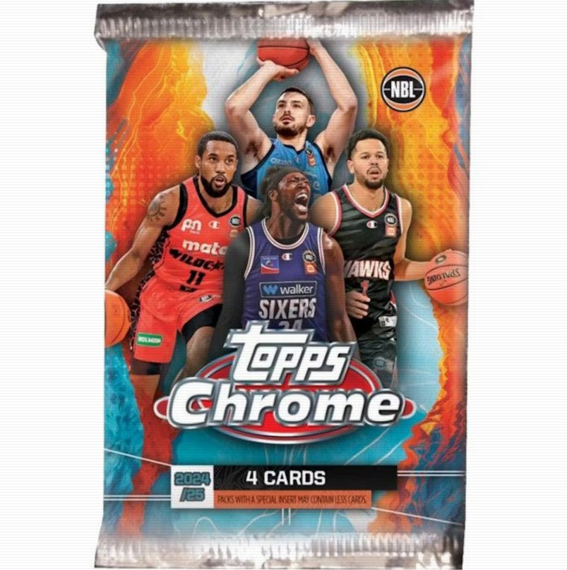 2024-25 Topps Chrome NBL Basketball Blaster Box