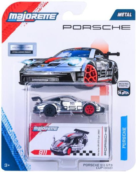 Porsche 911 GT3 Cup (992) - Majorette: Porsche Deluxe Cars, 1:64 Scale Diecast Car