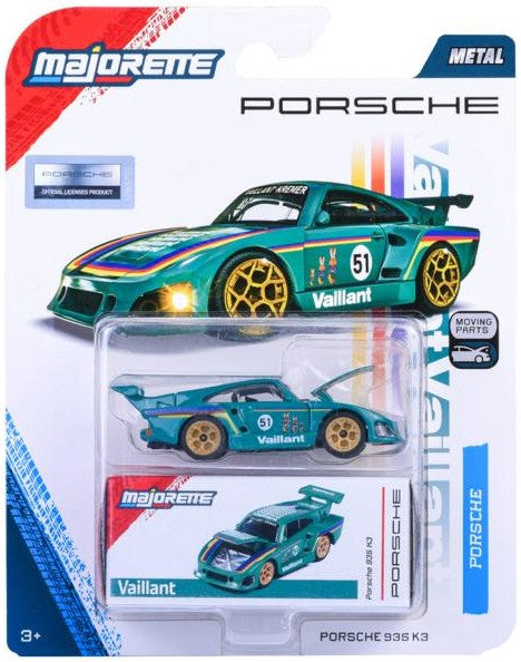 Porsche 935 K3 Vaillant - Majorette: Porsche Deluxe Cars, 1:64 Scale Diecast Car
