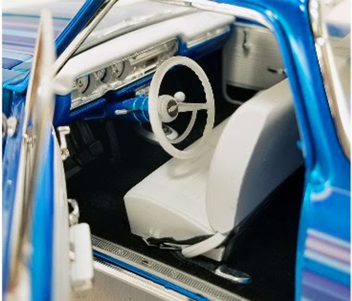 Blue 1965 Chevrolet El Camino, 1:18 Scale Diecast Car