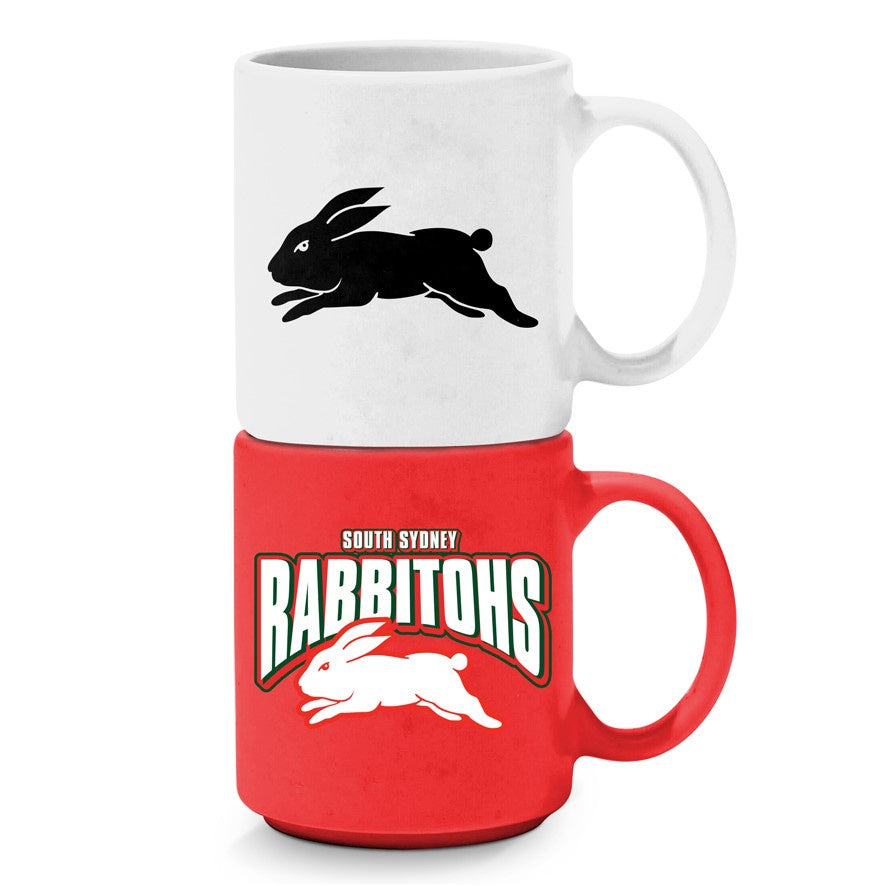 South Sydney Rabbitohs Stackable Ceramic Mugs