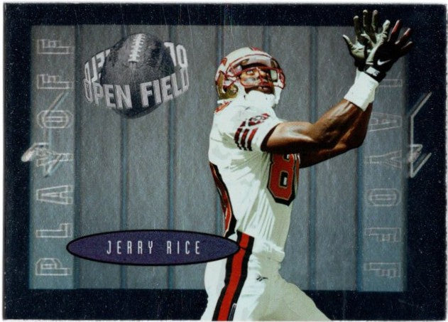 Jerry Rice, #57, Open Field, 1996 Playoff Contenders Football NFL