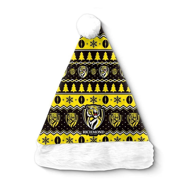 Richmond Tigers Christmas Santa Hat