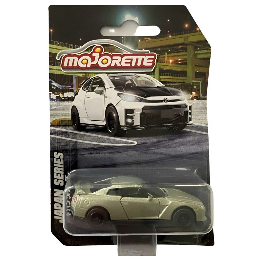 Nissan R35 Skyline GTR Green - Majorette: Japan Prime Series 18, 1:64 Scale Diecast Car