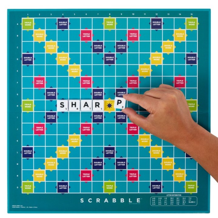 Scrabble, 2 Games in 1, Board Game
