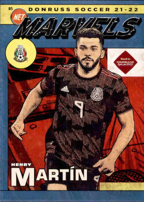 Henry Martin, Marvels, 2021-22 Panini Donruss Soccer Road To FIFA World Cup Qatar