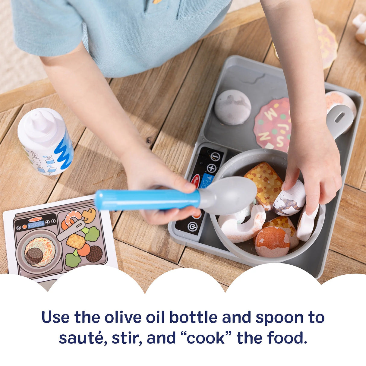 Melissa & Doug - Water WOW! Simmer & Stir Stove-Top Play Set