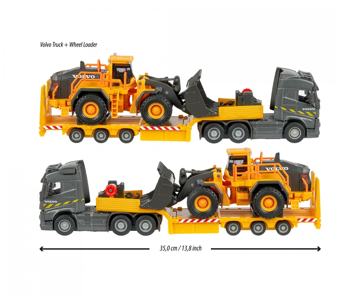Majorette Volvo Truck & Wheel Loader