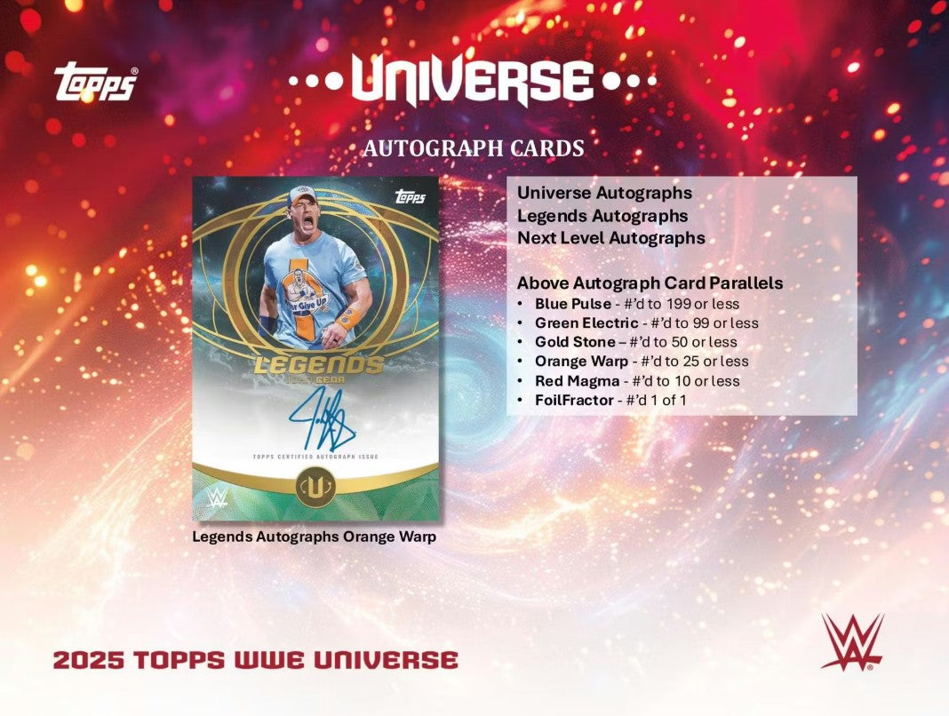 2025 Topps WWE Universe Wrestling Blaster Box