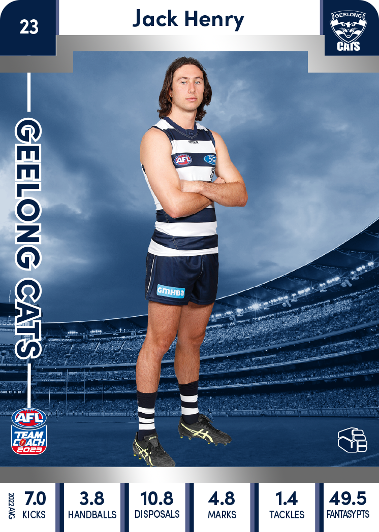 Jack Henry, 23, Silver Parallel, 2023 Teamcoach AFL