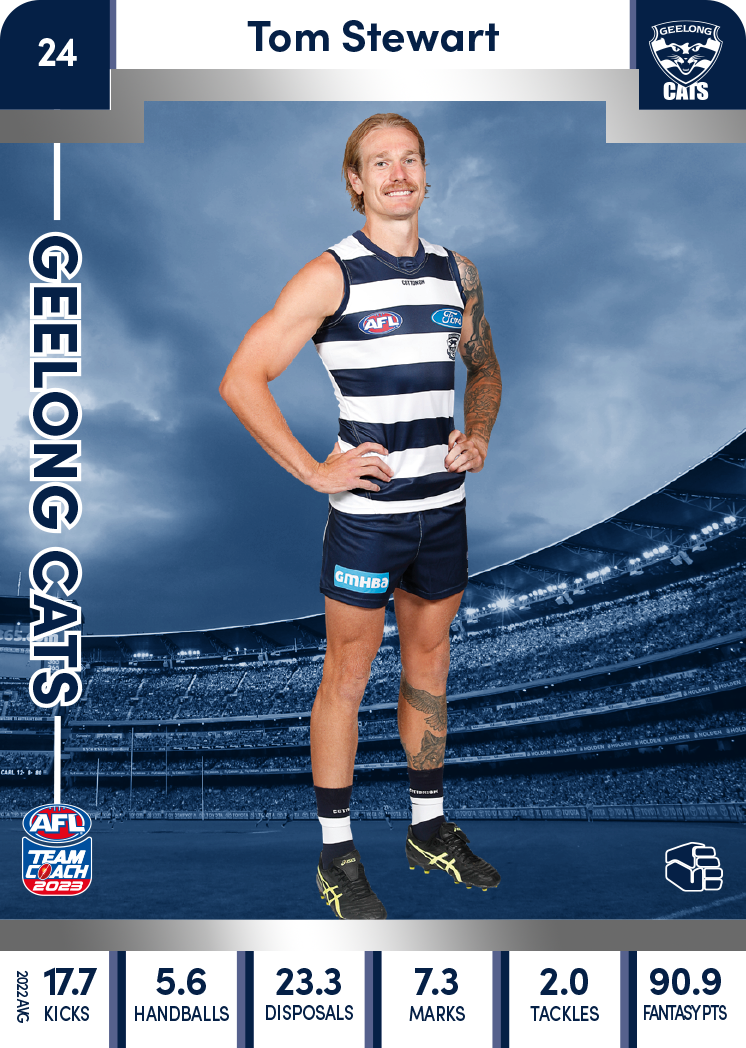 Tom Stewart, 24, Silver Parallel, 2023 Teamcoach AFL