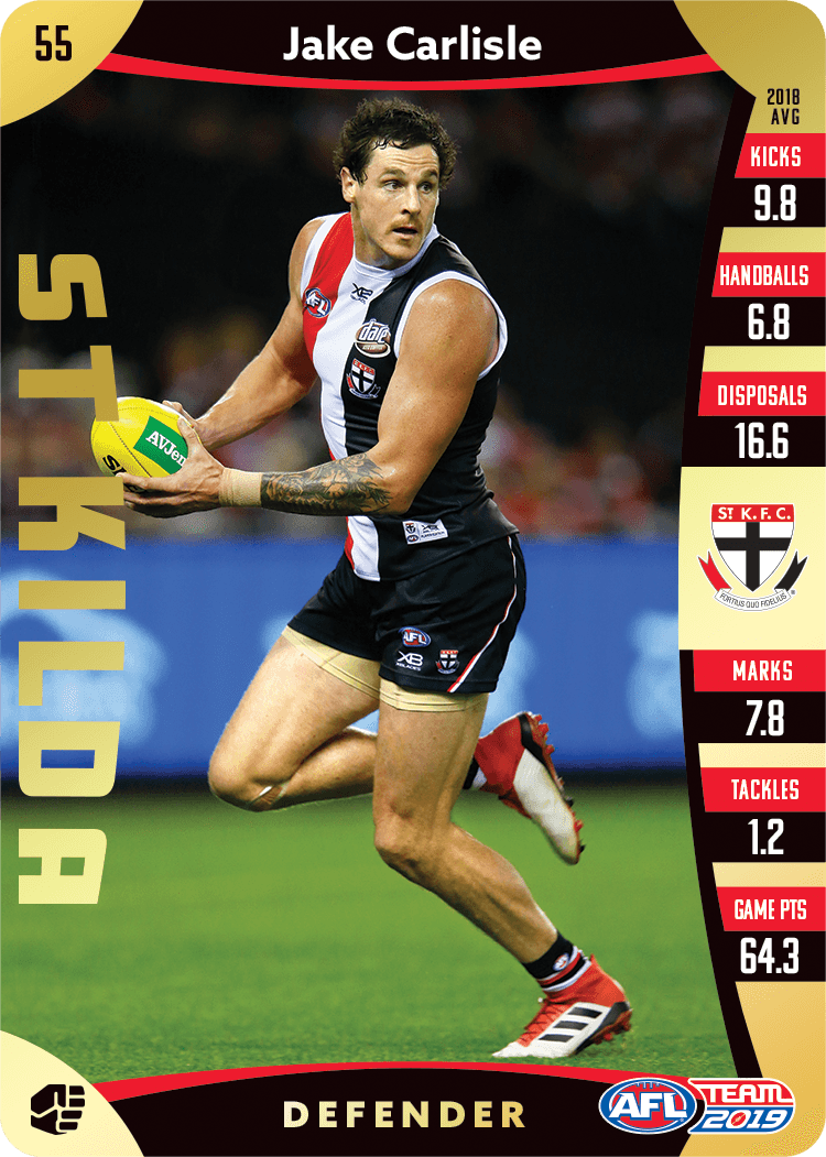 Jake Carlisle, Gold, 2019 Teamcoach AFL