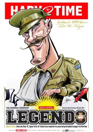 Alfred John Shout, 2nd Victoria Cross Medal Recipient, Harv Time Poster