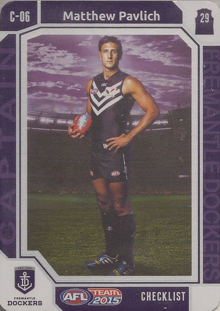 Matthew Pavlich, Captain Checklist, 2015 Teamcoach AFL