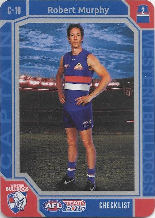 Robert Murphy, Captain Checklist, 2015 Teamcoach AFL
