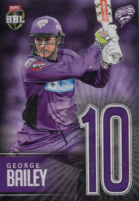 Jersey Numbers Silver, 2017-18 Tap'n'play CA BBL 07 Cricket - 1 to 16 - Pick Your Card