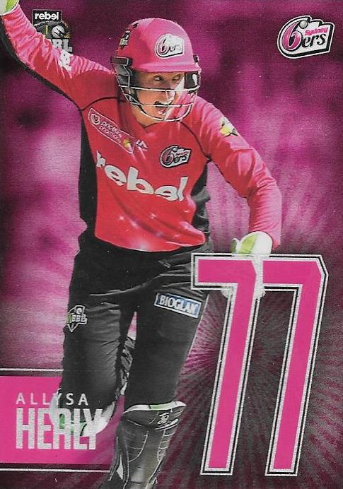 Jersey Numbers Silver, 2017-18 Tap'n'play CA BBL 07 Cricket - 1 to 16 - Pick Your Card