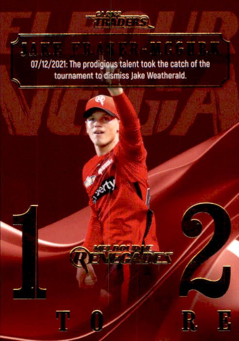 Jake Fraser-McGurk, Season to Remember, 2022-23 TLA Traders Cricket Australia & BBL Trading Cards