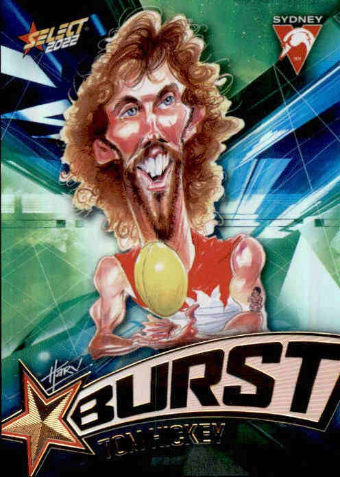 Tom Hickey, Starburst Shatter, 2022 Select AFL Footy Stars