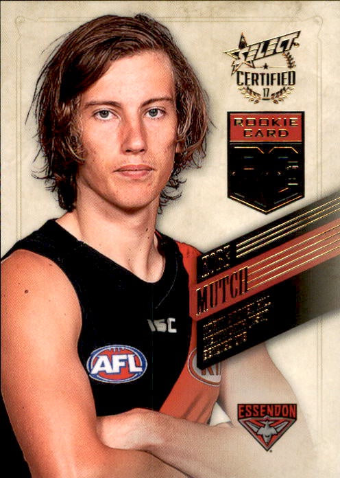 Kobe Mutch, Rookie Card RC, 2017 Select AFL Certified